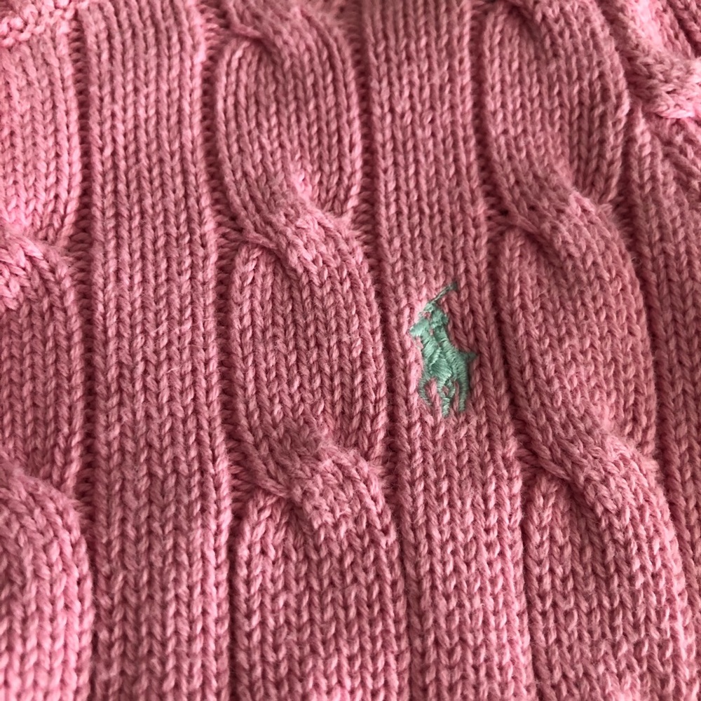 🎉SOLD🎉Ralph Lauren pink cardigan - Picture 3 of 4